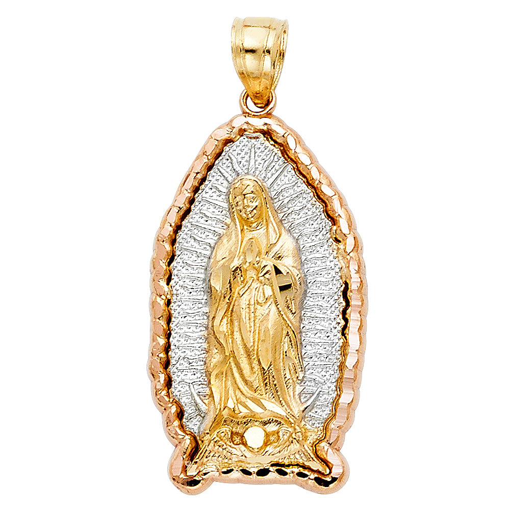 14K Yellow Gold Religious Pendant - PT1082