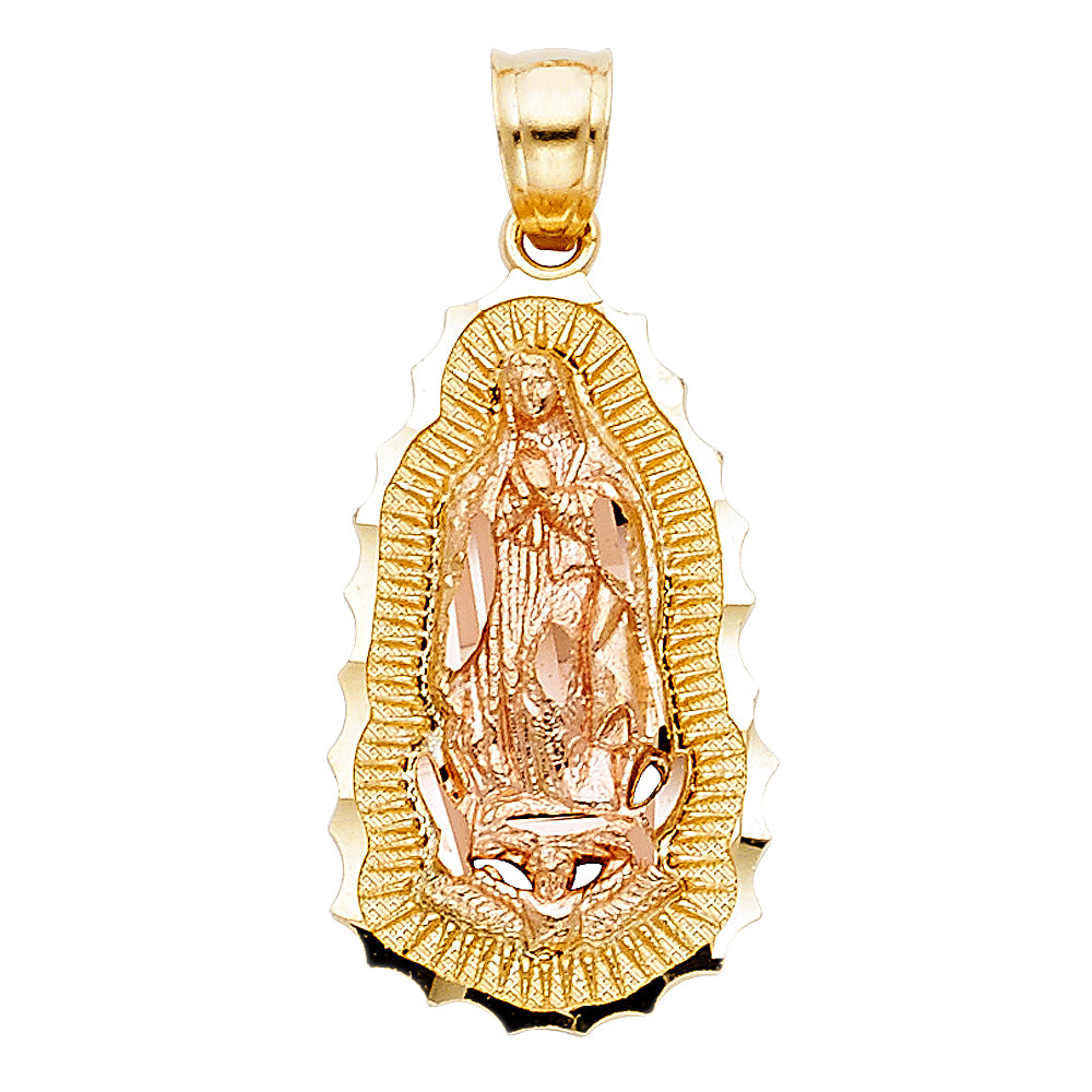 14K Yellow Gold Religious Pendant - PT1084