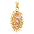 14K Yellow Gold Religious Pendant - PT1085