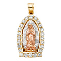 14K Yellow Gold Religious Pendant - PT1093