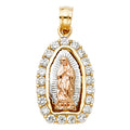 14K Yellow Gold Religious Pendant - PT1094