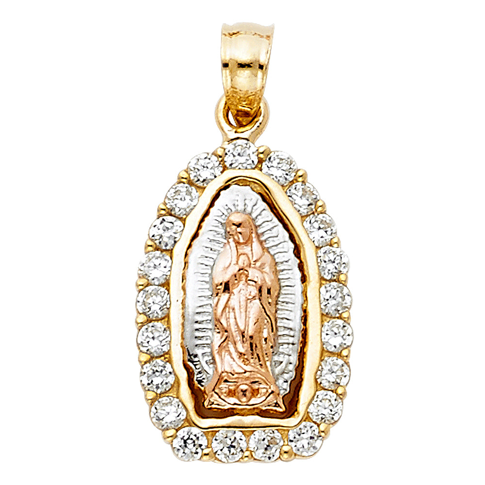 14K Yellow Gold Religious Pendant - PT1094