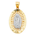 14K Yellow Gold Religious Pendant - PT1102