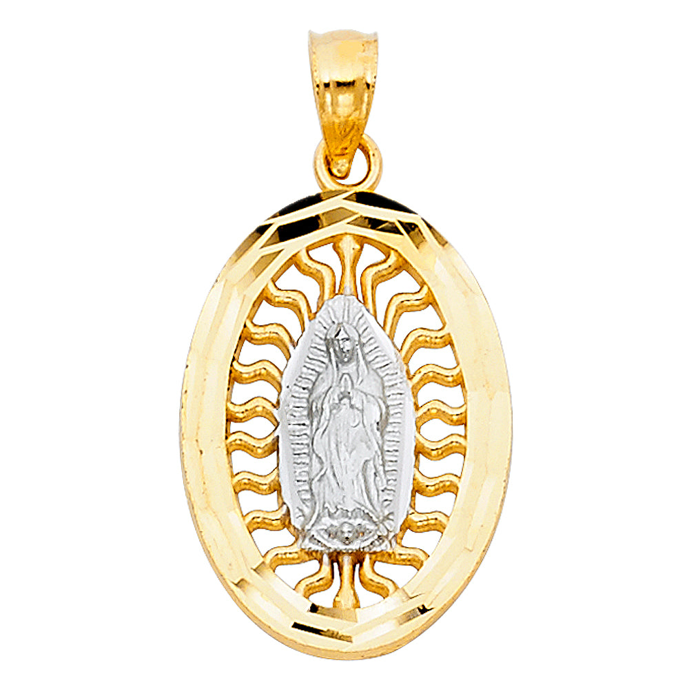 14K Yellow Gold Religious Pendant - PT1103