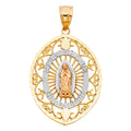 14K Yellow Gold Religious Pendant - PT1104