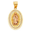 14K Yellow Gold Religious Pendant - PT1106