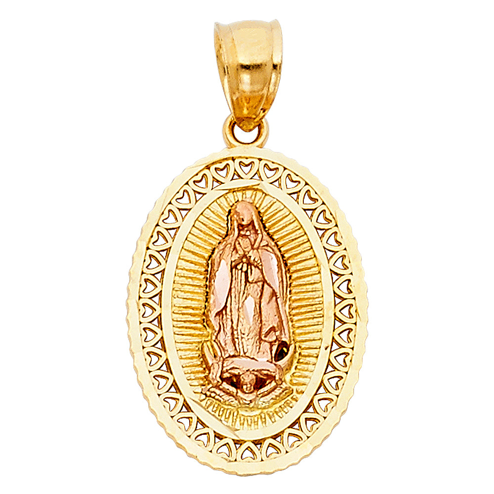 14K Yellow Gold Religious Pendant - PT1106