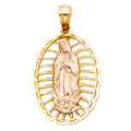 14K Yellow Gold Religious Pendant - PT1109