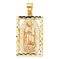 14K Yellow Gold Religious Pendant - PT1118