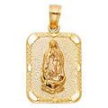 14K Yellow Gold Religious Pendant - PT1122