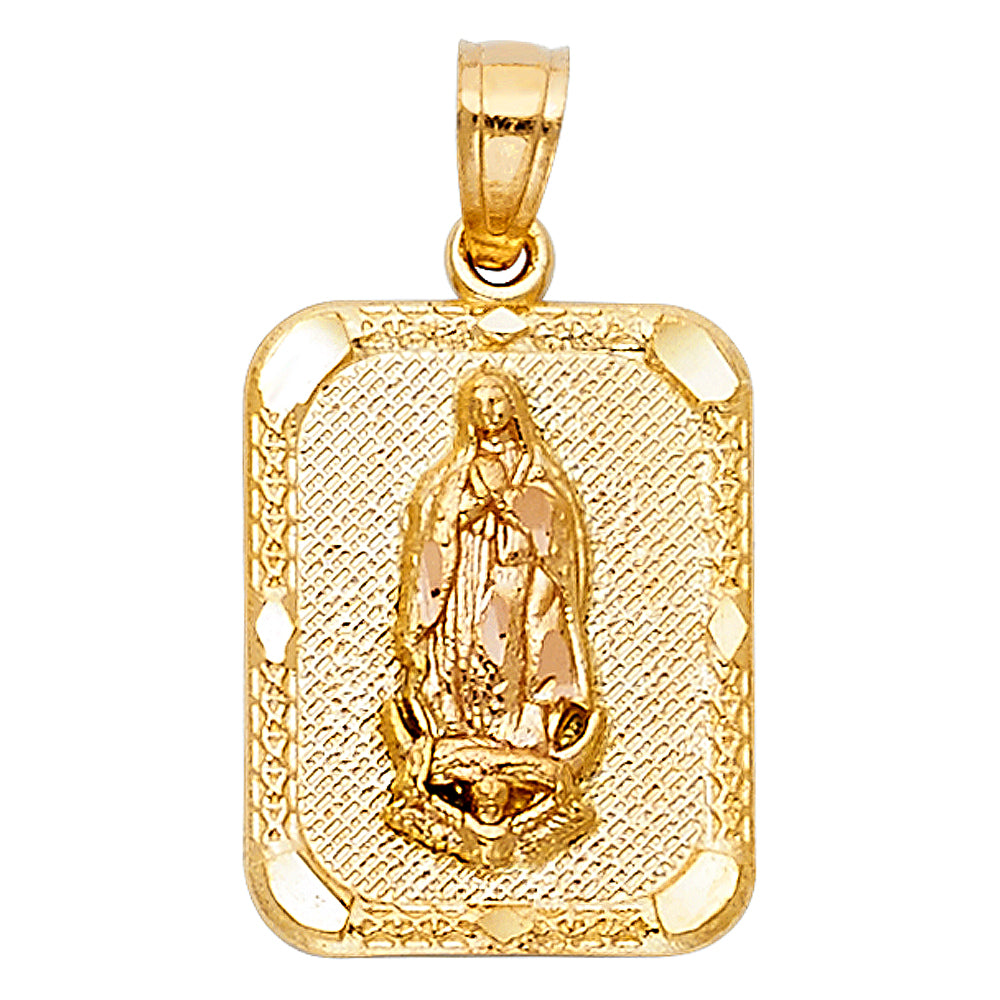 14K Yellow Gold Religious Pendant - PT1122