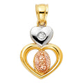 14K Yellow Gold Religious Pendant - PT1127