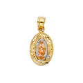 14K Yellow Gold Religious Pendant - PT1129