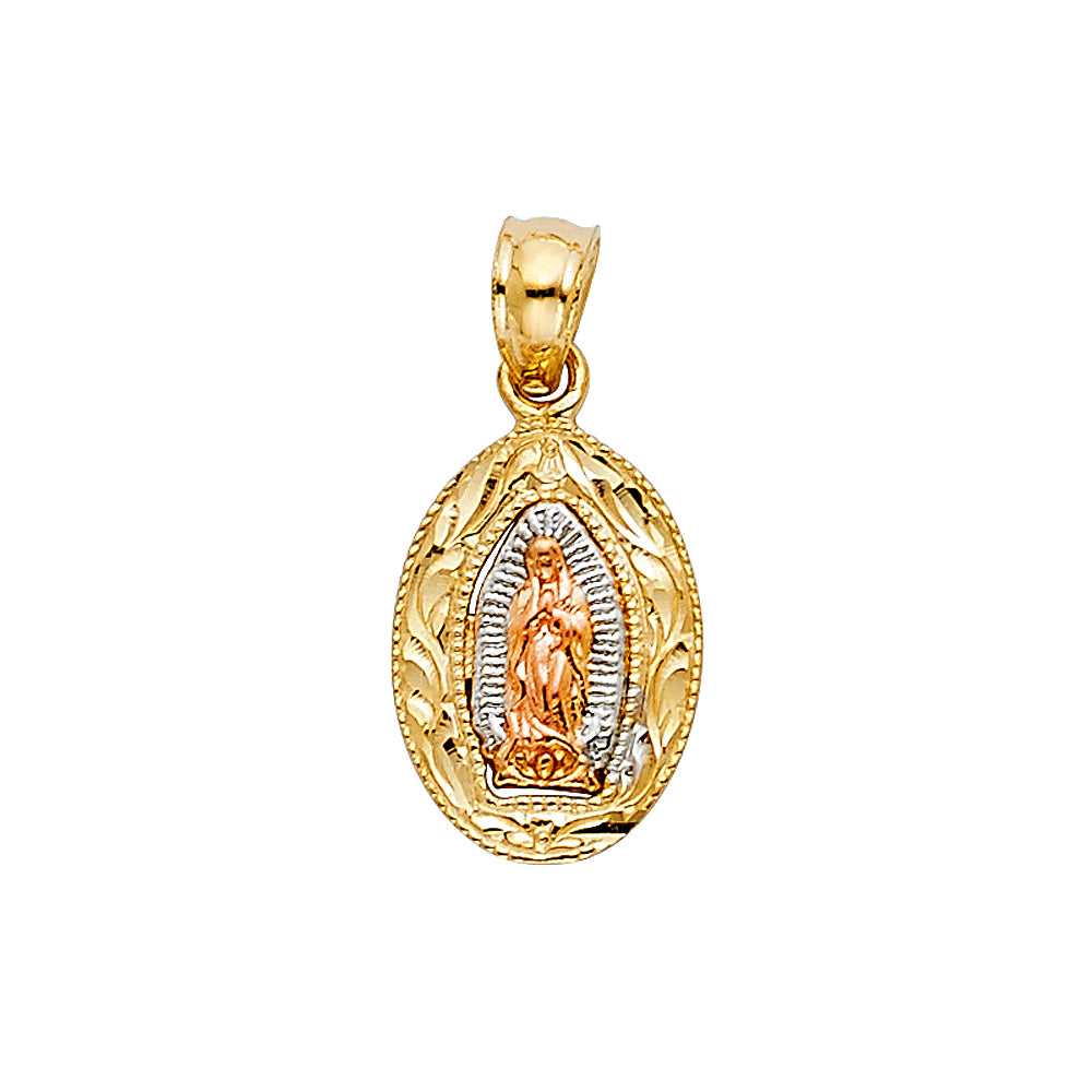 14K Yellow Gold Religious Pendant - PT1129