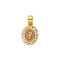 14K Yellow Gold Religious Pendant - PT1130