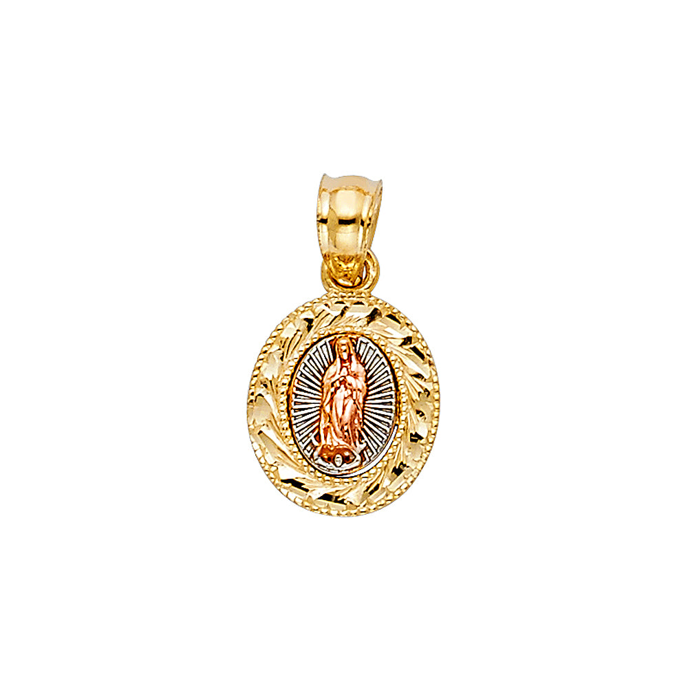 14K Yellow Gold Religious Pendant - PT1130