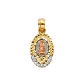 14K Yellow Gold Religious Pendant - PT1131