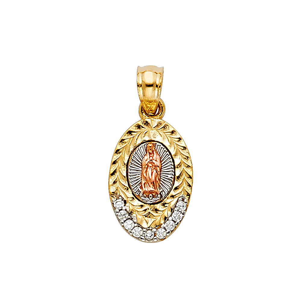 14K Yellow Gold Religious Pendant - PT1131