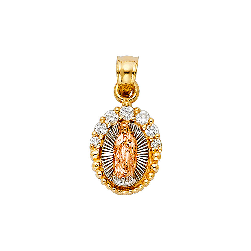 14K Yellow Gold Religious Pendant - PT1133