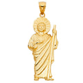 14K Yellow Gold Religious Pendant - PT1136