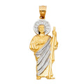 14K Yellow Gold Religious Pendant - PT1137