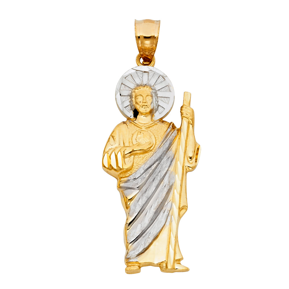 14K Yellow Gold Religious Pendant - PT1137