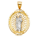 14K Yellow Gold Religious Pendant - PT1143
