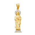 14K Yellow Gold Religious Pendant - PT1146