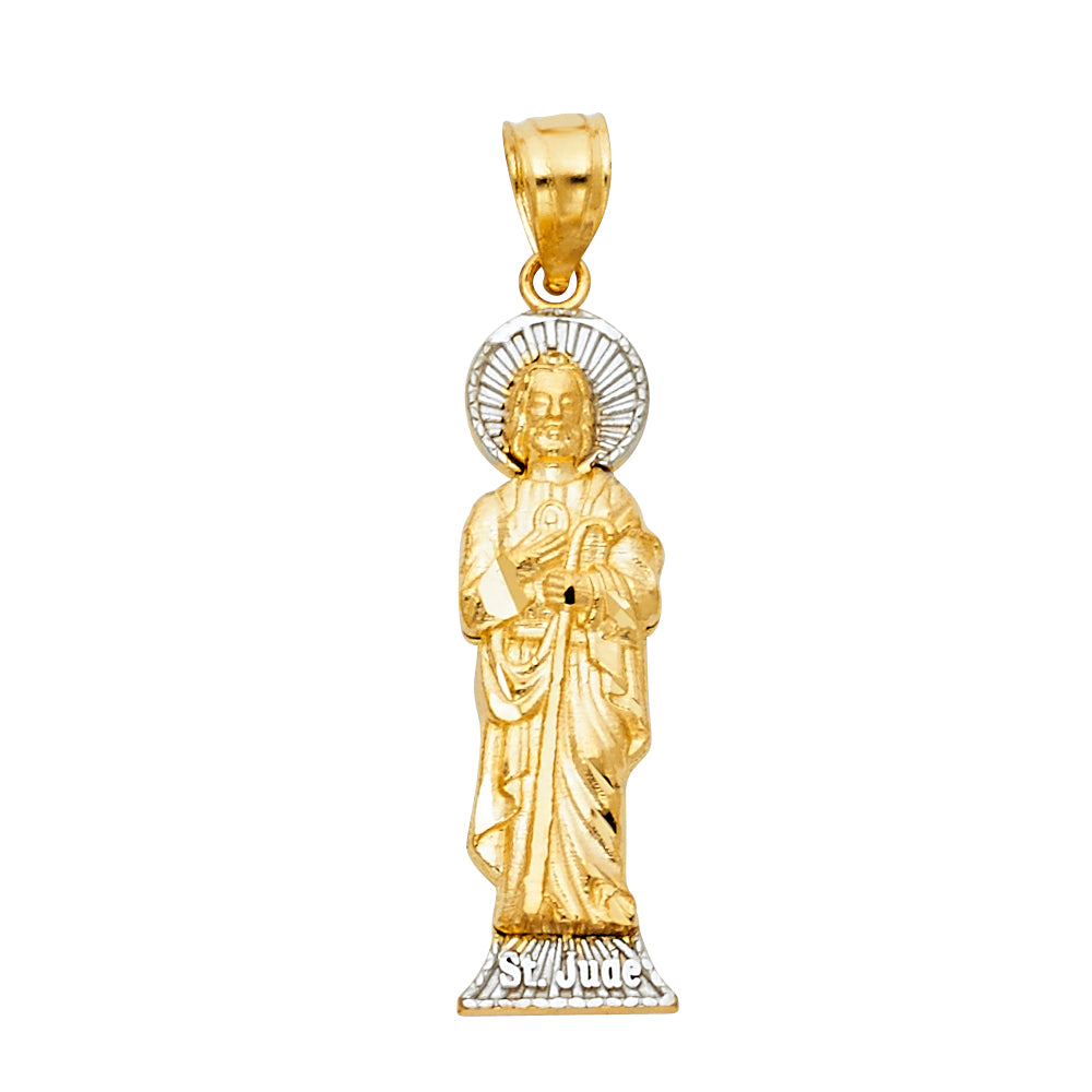 14K Yellow Gold Religious Pendant - PT1146