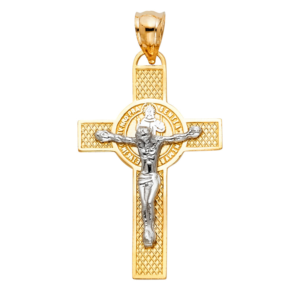 14K Yellow Gold Religious Pendant - PT1148