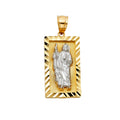 14K Yellow Gold Religious Pendant - PT1151