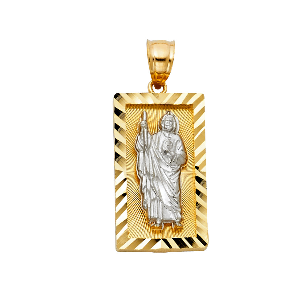 14K Yellow Gold Religious Pendant - PT1151