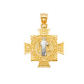 14K Yellow Gold Religious Pendant - PT1153