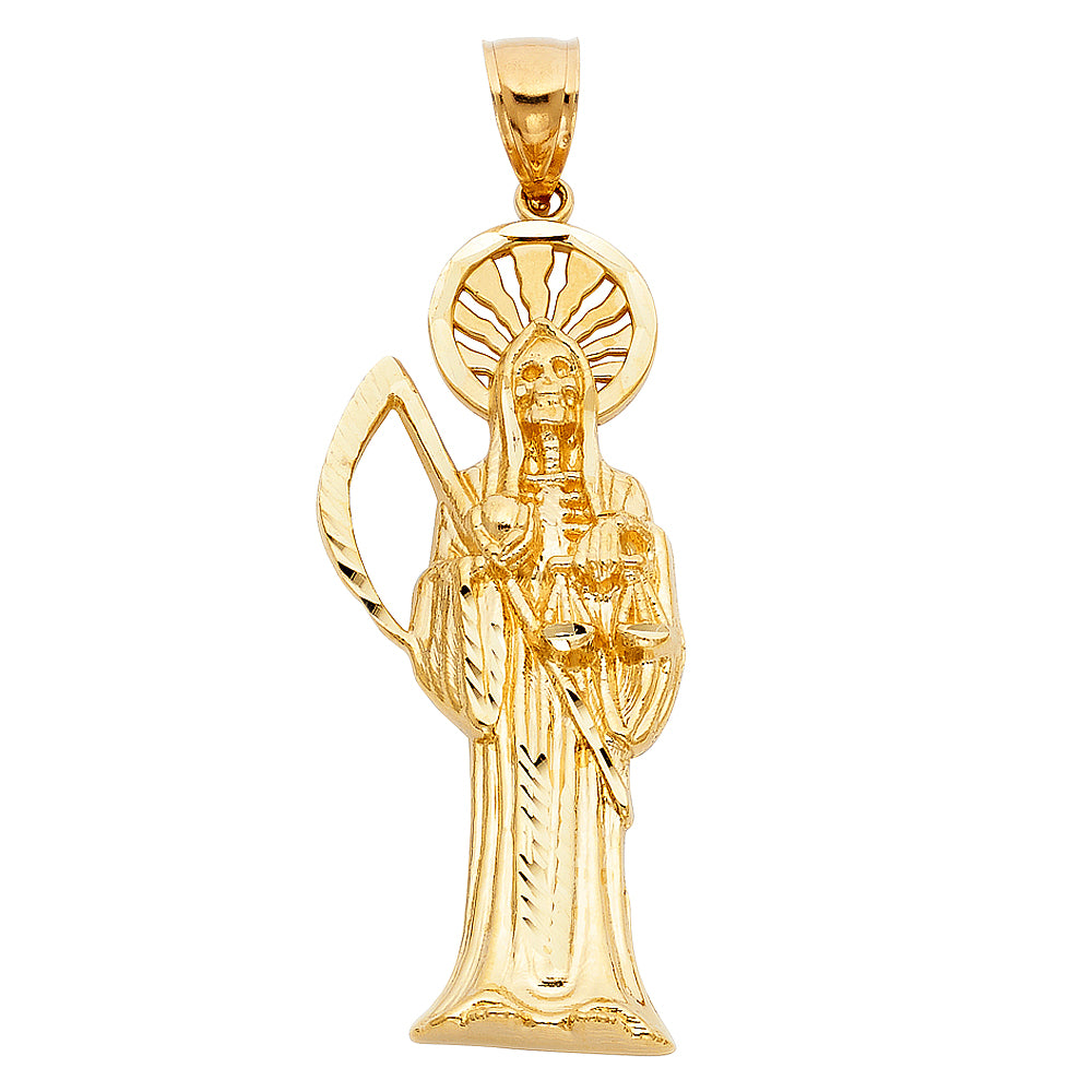 14K Yellow Gold Religious Pendant - PT1156