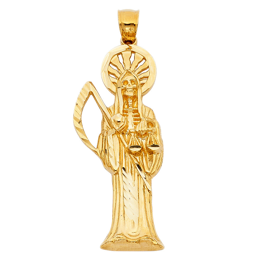 14K Yellow Gold Religious Pendant - PT1157