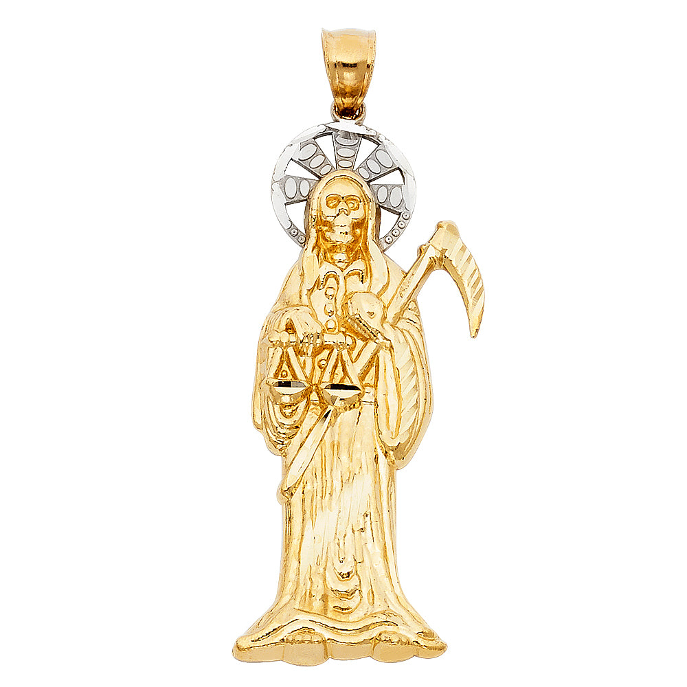 14K Yellow Gold Religious Pendant - PT1159