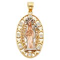 14K Yellow Gold Religious Pendant - PT1163