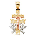 14K Yellow Gold Religious Pendant - PT1168