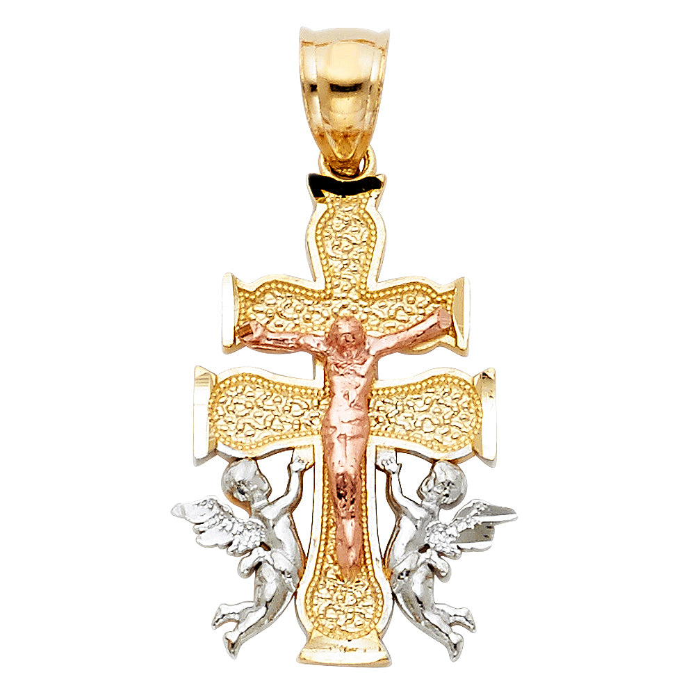 14K Yellow Gold Religious Pendant - PT1168