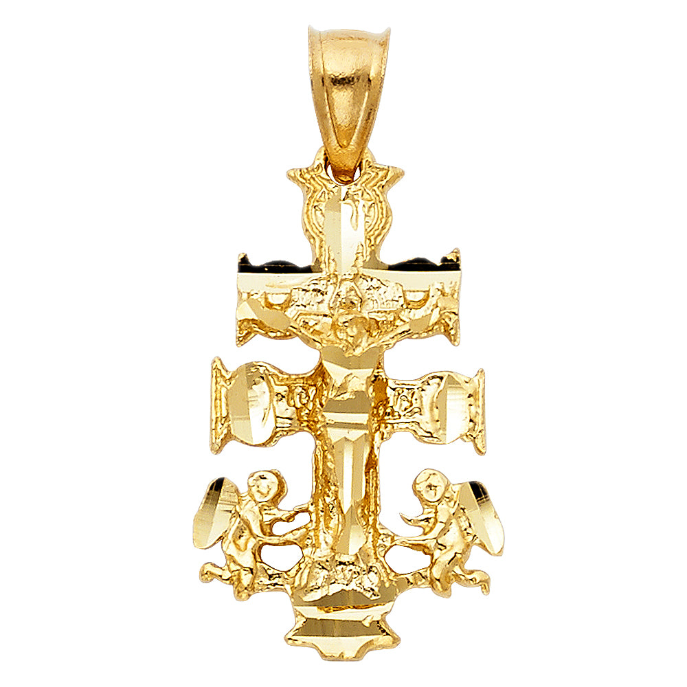 14K Yellow Gold Religious Pendant - PT1170