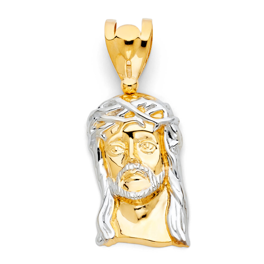 14K Yellow Gold Religious Pendant - PT1178