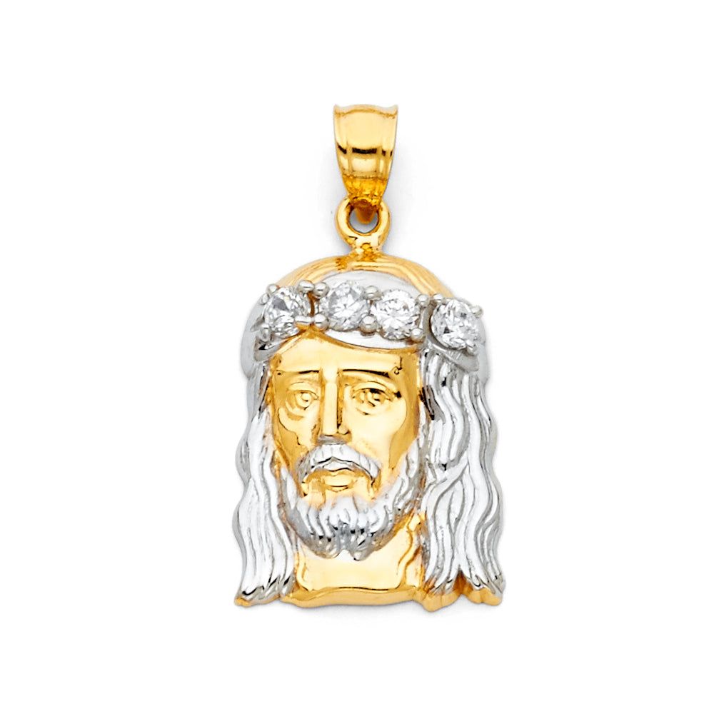 14K Yellow Gold Religious Pendant - PT1181