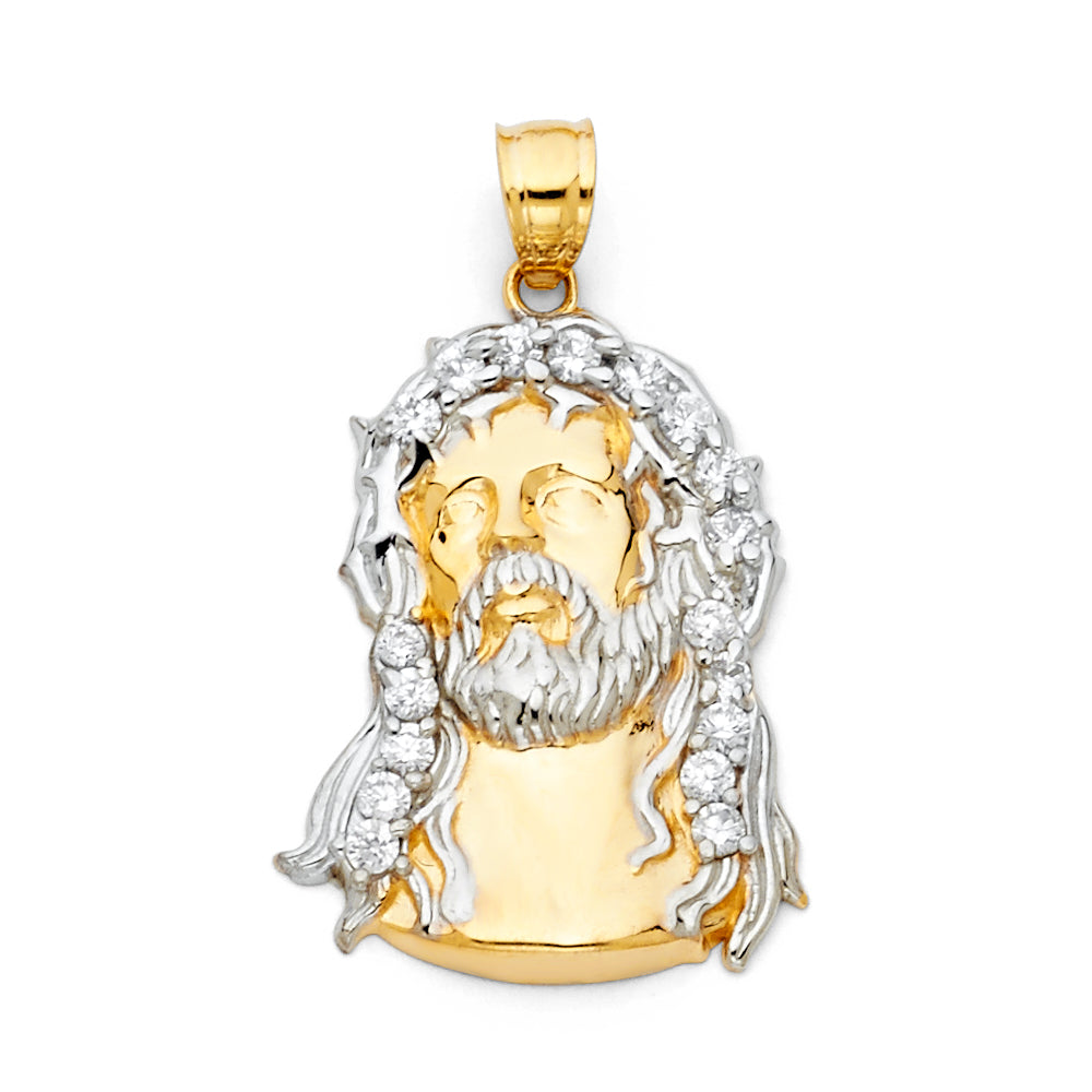 14K Yellow Gold Religious Pendant - PT1182