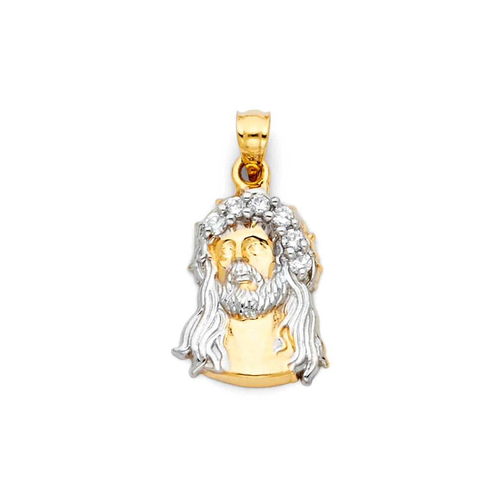 14K Yellow Gold Religious Pendant - PT1184