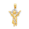14K Yellow Gold Religious Pendant - PT1192