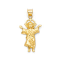 14K Yellow Gold Religious Pendant - PT1193