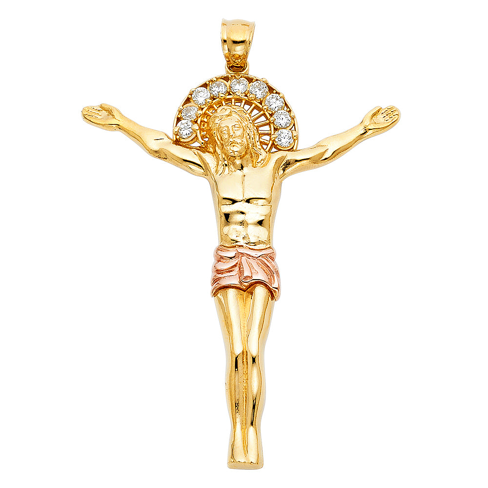 14K Yellow Gold Religious Pendant - PT1197