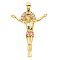 14K Yellow Gold Religious Pendant - PT1198