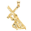 14K Yellow Gold Religious Pendant - PT1203