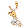 14K Yellow Gold Religious Pendant - PT1204